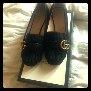 Gucci Marmont Suede Loafers size:36